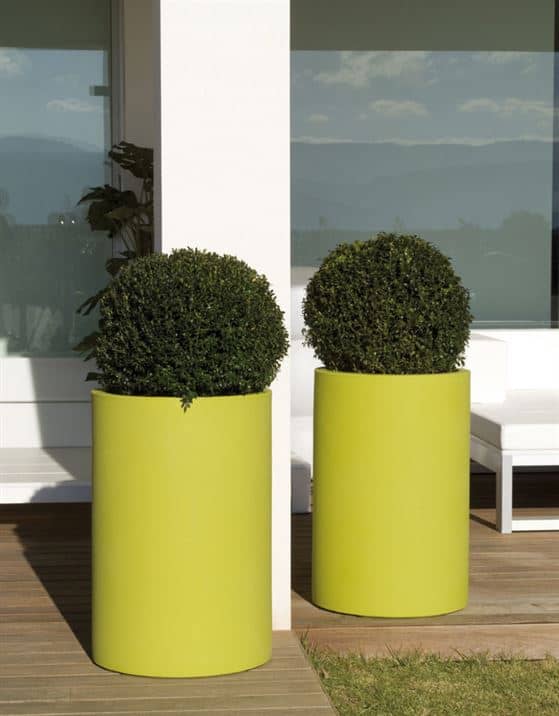végétal, pots, vases et pots de fleurs, vases and pots, pots de fleur design, vases contemporains, végétal, vases et pots extérieur, vases et pots design, pot vert, buisson rond