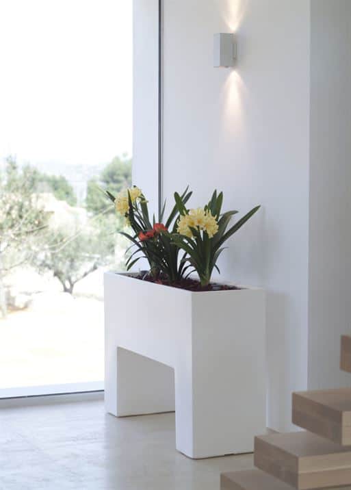 végétal, pots, vases et pots de fleurs, vases and pots, pots de fleur design, vases contemporains, végétal, vases et pots extérieur, vases et pots design, pot blanc, jardinière