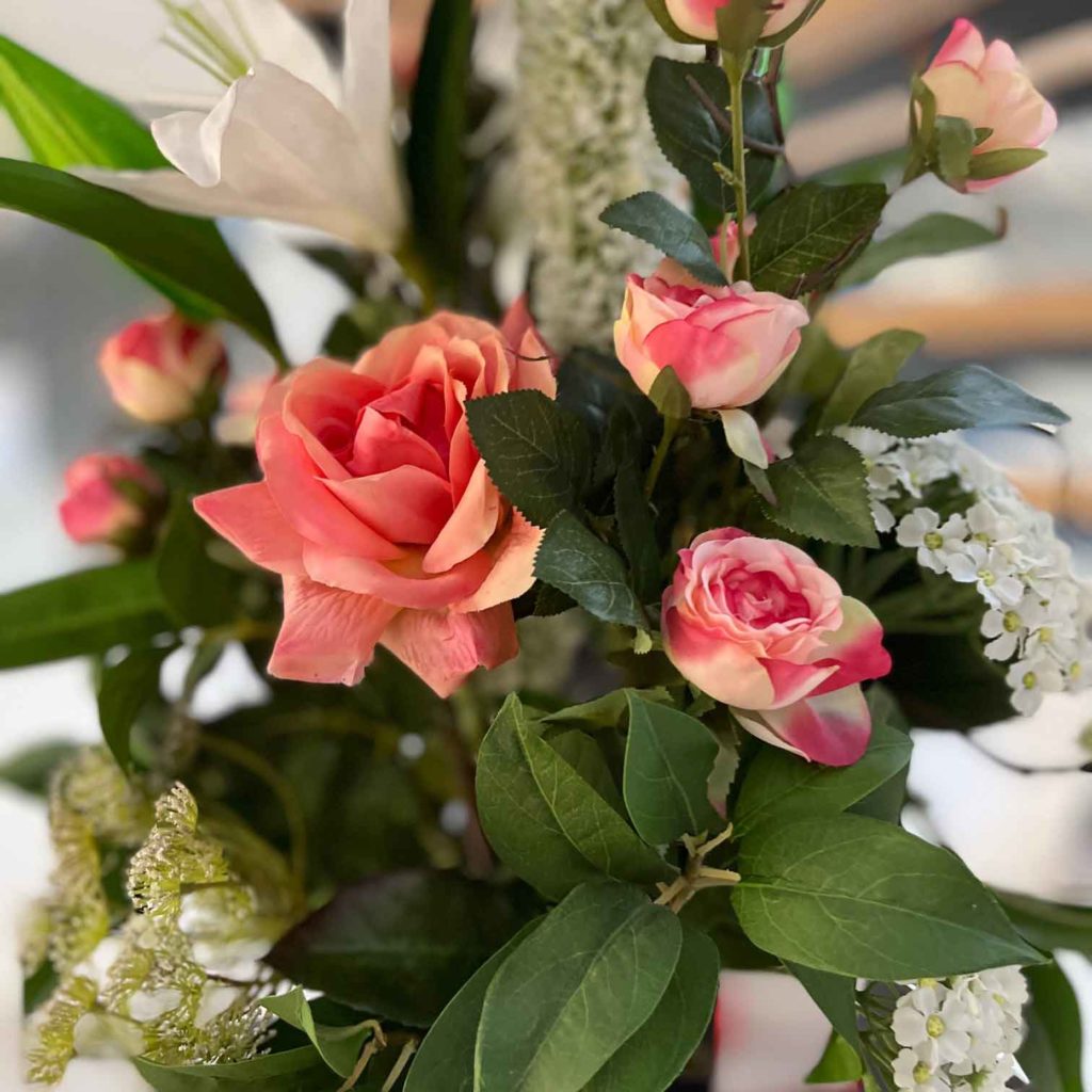 bouquet de fleurs artificielles, fleur stabilisée rose, fleurs artificielles haut de gamme, bouquet de fleur, bouquet de fleur haut de gamme, fleur artificielle, fleur artificielle de qualité, vases design, contemporain, fleur artificielles haut de gamme, fleur artificielle rose