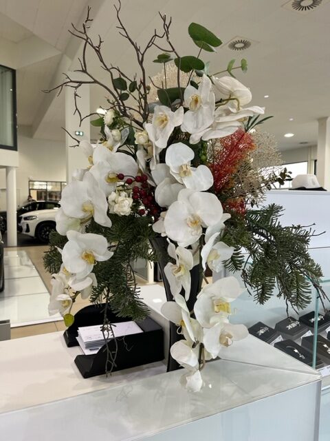 bouquet de fleurs artificielles, fleur stabilisée blancs, fleurs artificielles haut de gamme, bouquet de fleur, bouquet de fleur haut de gamme, fleur artificielle, fleur artificielle de qualité, vases design, contemporain, fleur artificielles haut de gamme, fleurs artificielles blancs