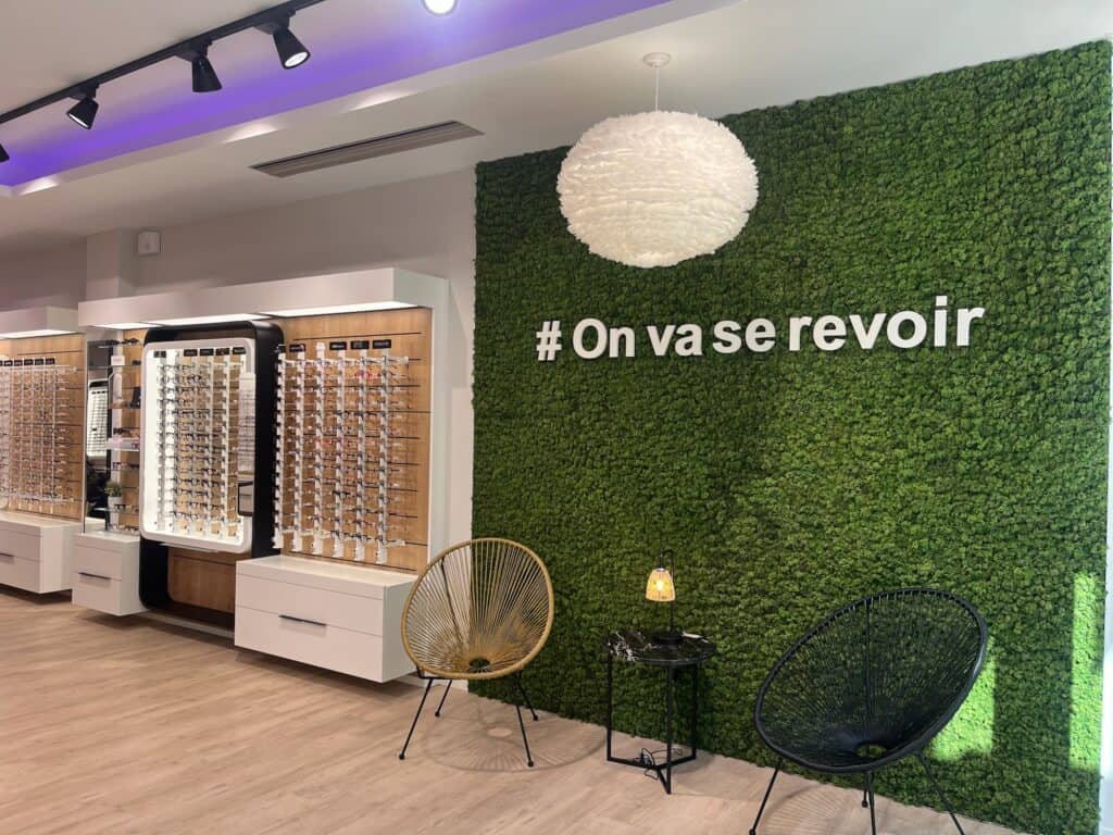 Mur végétal, sur mesure entreprise, plante stabilisée, tours, cloison végétalisée, design végétal, art végétal, création végétale, mur végétal on va se revoir